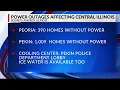 Ameren reports outages across central Illinois