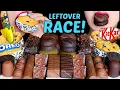 Download Lagu ASMR LEFTOVER DESSERT RACE (ICE CREAM, CAKE BARS, CHOCOLATE MARSHMALLOW, OREO, KITKAT, PUFF PASTRY먹방