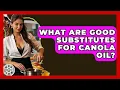 What Are Good Substitutes For Canola Oil - The Skillful Chef