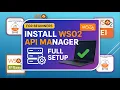 How to Install WSO2 API Manager Full Setup Tutorial for Beginners