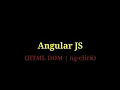 Angular JS - 11 ng-click Directive