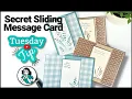 Download Lagu Secret Sliding Message Card | DIY Get Well Cards With A Hidden Pull Out