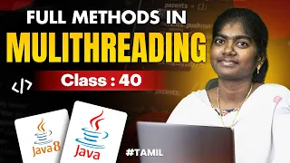 Java Programming 2025 Ep 40 Method in Mulithreading in Java With sample program in