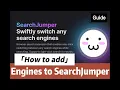 Lagu Add search engines to SearchJumper - Browser extension for quickly searching