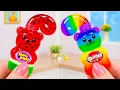 Download Lagu Amazing Rainbow Gummy Bear Jelly 🌈 How To Make Miniature Rainbow Jelly 🎇 Yummy Little Cakes