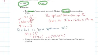 jan 28 optimization rectangular prism