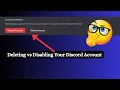 Discord Account DELETE or DISABLE Everything You Need to Know