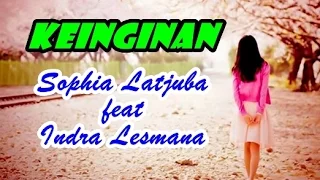 sophia latjuba feat indra lesmana keinginan video lagu lyric 