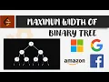Maximum Width Of Binary Tree Leetcode 662 Maximum width of Binary Tree Python Solution