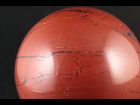 レッド ジャスパー 丸玉 66mm｜天然石丸玉 通販 キラリ石