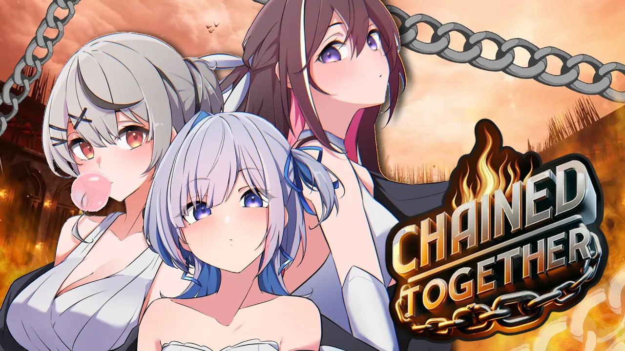 【Chained Together】かなけんは足の引っ張り合いから本気攻略の目へ・・・【天音かなた＆AZKi＆沙花叉クロヱ/ホロライブ】