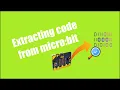 Extracting code from micro bit