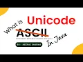 what is unicode in java unicode in java example Unicode vs ascii in java
