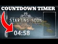 How to add a Countdown Timer In OBS No Downloads Required