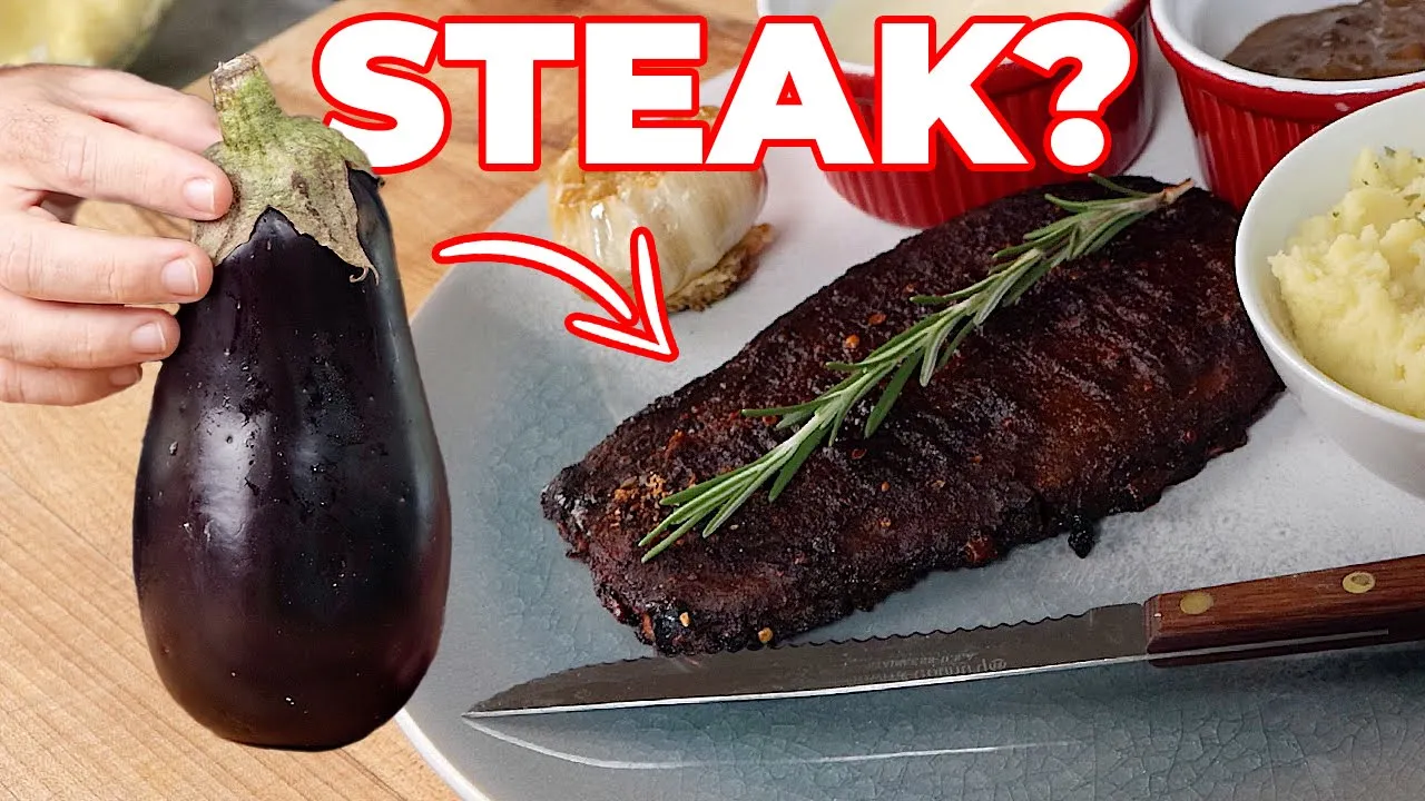 I tried a new Steak made from Eggplant