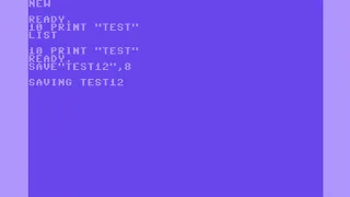 How To Save A Program To A C64 Disk Drive