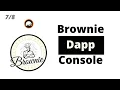 Brownie Dapp Console