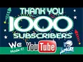 1000 Subscriber Giveaway tonight 7 pm pst see details in descriptions below