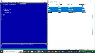 NUMERIC PATTERN IN QBASIC LINEAR AND SUB PROCEDURE FIND OUT OUTPUT BY DRYRUN TABLE OF QBASIC