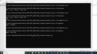 Java 1 Spring 2020 - Chapter 2 Part 2