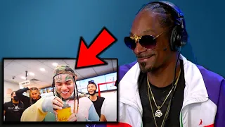 rappers react to 6ix9ine punani official music video 