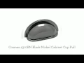 Cosmas Black Nickel Cabinet Cup Pulls