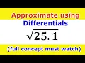 13 Approximate Using Differentials