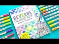 Testing a REVERSE COLORING BOOK