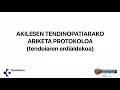 Lagu 12. Akilesen tendinopatiarako ariketa protokoloa tendoiaren erdialdekoa