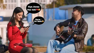 Totla Singing Prank | Making Fun Of Stranger Girl😂| Shocking Reactions😱| Love Songs Mashup |Jhopdi K