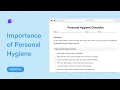 Personal Hygiene Checklist and How you can use it