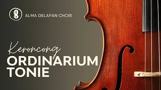 mini album keroncong asli ordinarium tonie widyarto by alma 8 choir