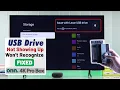 Onn 4K Pro Box Won t USB Flash Drive