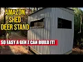 Amazon Shed Deer Stand - So Easy a Gen Z Could Build It