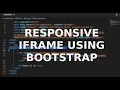 Make Responsive iFrame With Bootstrap Code