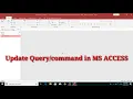 Update Query Update Command in MS Access practical examples