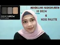 REVIEW FASHION BROW MAYBELLINE 3D BROW NOSE PALETTE