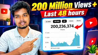Last 48 hours 200 Million Views+ | Youtube views increase | Shiyaler golpo Bangla | youtube views 