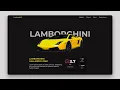 Responsive Landing Page HTML CSS And JAVASCRIPT Lamborghini Web Design HTML Website Templates