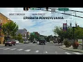 Drive through Main Street Ephrata Pennsylvania