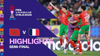 Morocco vs France Highlights | FIFA U-20 World Cup Chile 2025