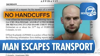 Man Escapes Colorado Halfway House Transport Bound for Weld County