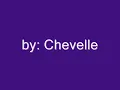 Send The Pain Below LYRICS by Chevelle