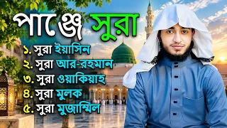 পাঁচটি সেরা সূরা একসাথে | সূরা ইয়াসিন, আর-রহমান, ওয়াকিয়াহ, মুলক ও মুজ্জাম্মিল |