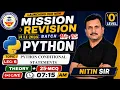 O Level Python Day 6 Python Conditional Statements M3-R5 July 2026 Batch By Nitin Sir