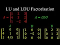 LU Decomposition LDU Factorisation Triangular Matrices - Linear Algebra