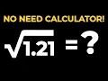 No Need Of Calculator To Find Square Root Of Decimal Number Math Easy