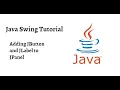 Adding JButton and JLabel to JPanel Part - 2 Java Swing Tutorial