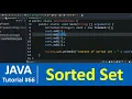 Java Tutorial - Java Sorted Set Interface with Examples