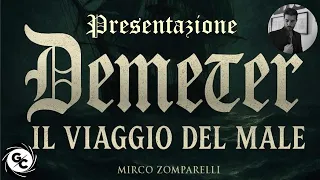 DEMETER Il Viaggio Del Male PRESENTAZIONE Con Mirco ZOMPARELLI Dracula Contedracula Demeter 